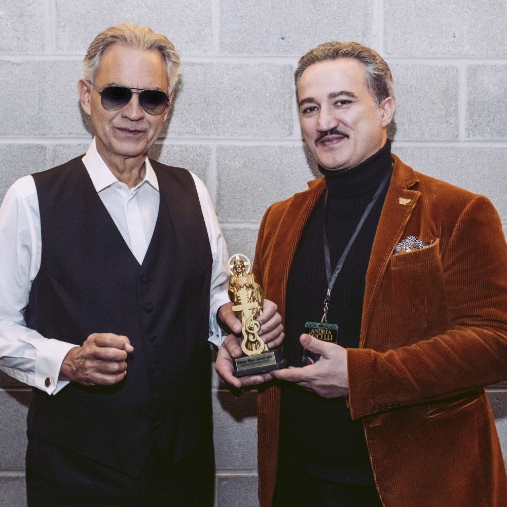 With World Famous Tenor, Andrea Bocelli