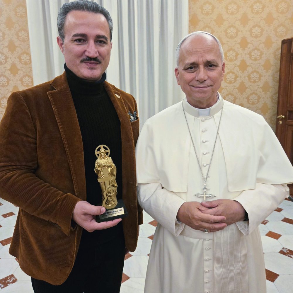 With His Holiness Pope Leo XIV